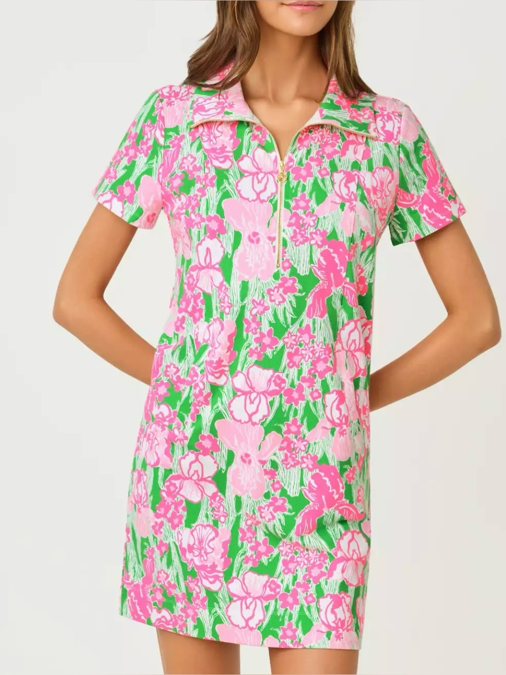 Brand New Lilly Pulitzer UPF 50+ Eleni Dress Putting Green Hannah, XL